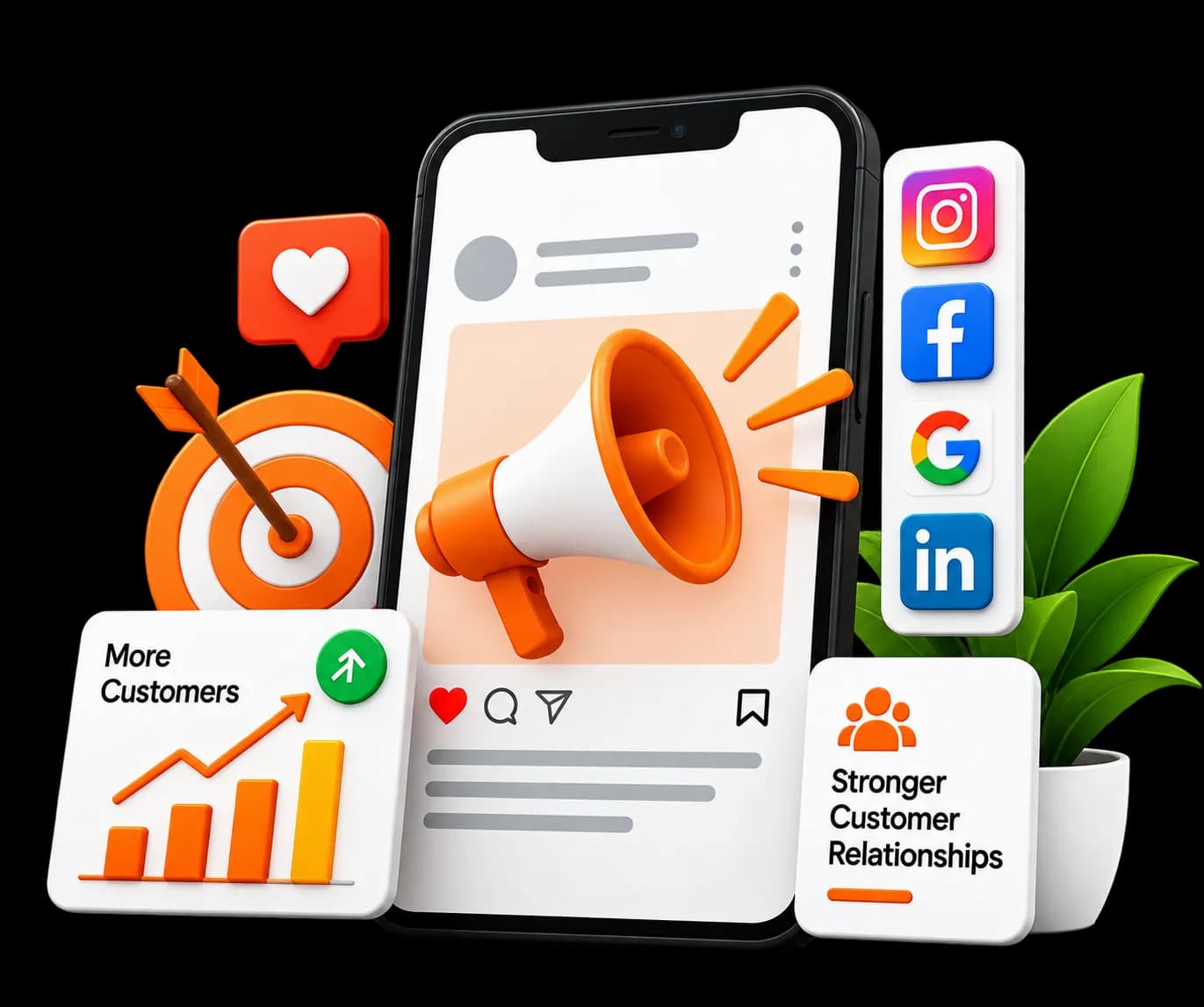B2C Marketing Services Ahmedabad Illustration