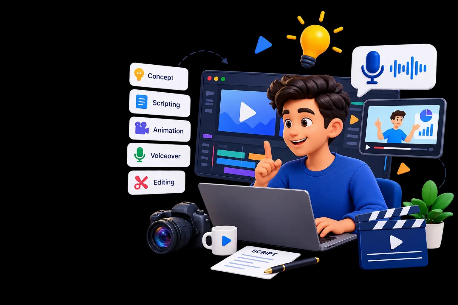 Explainer Video Production Services to Turn Complex Ideas into Stories