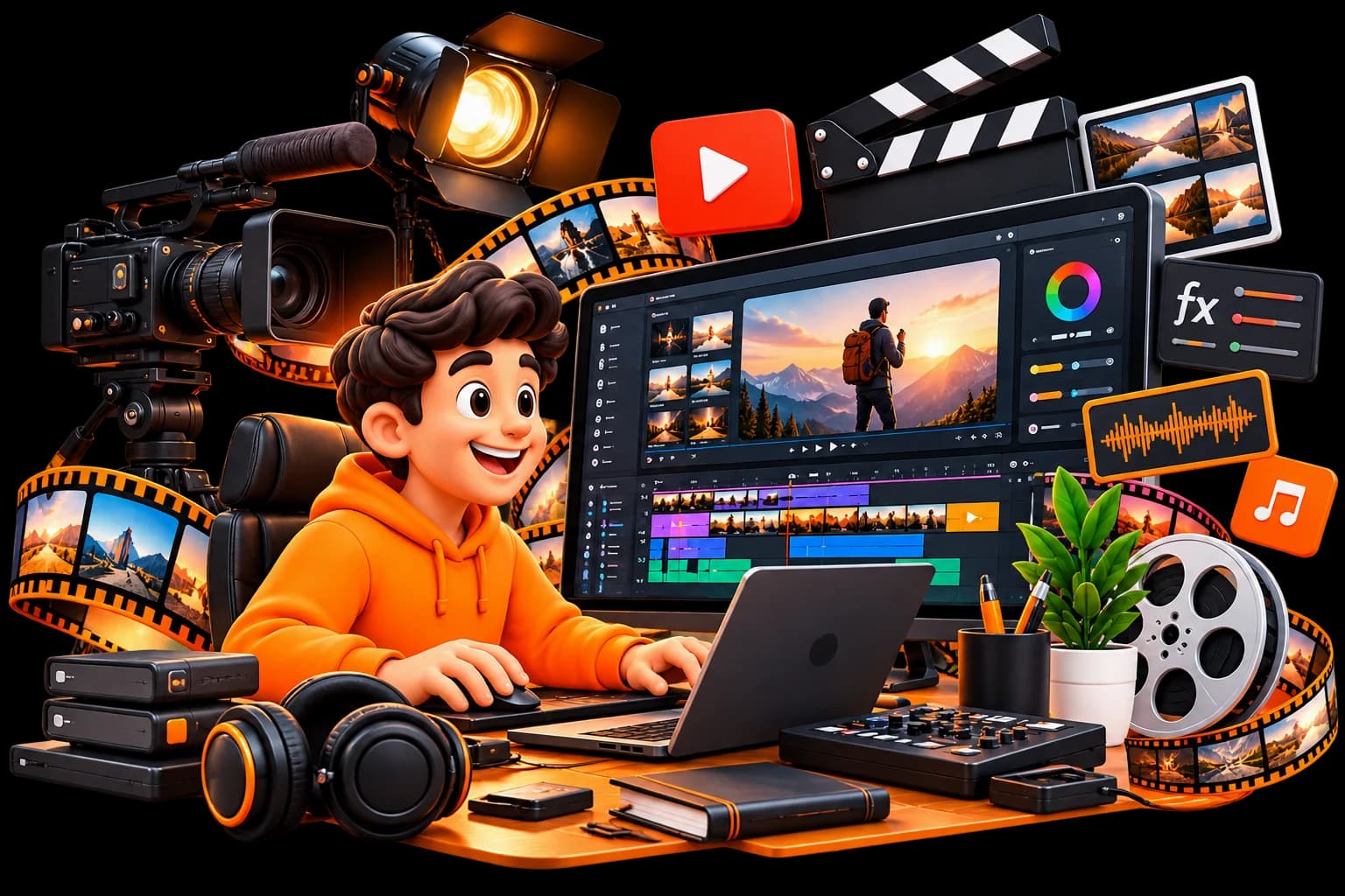 Professional Video Editing Services in Ahmedabad - Vibhas Tech