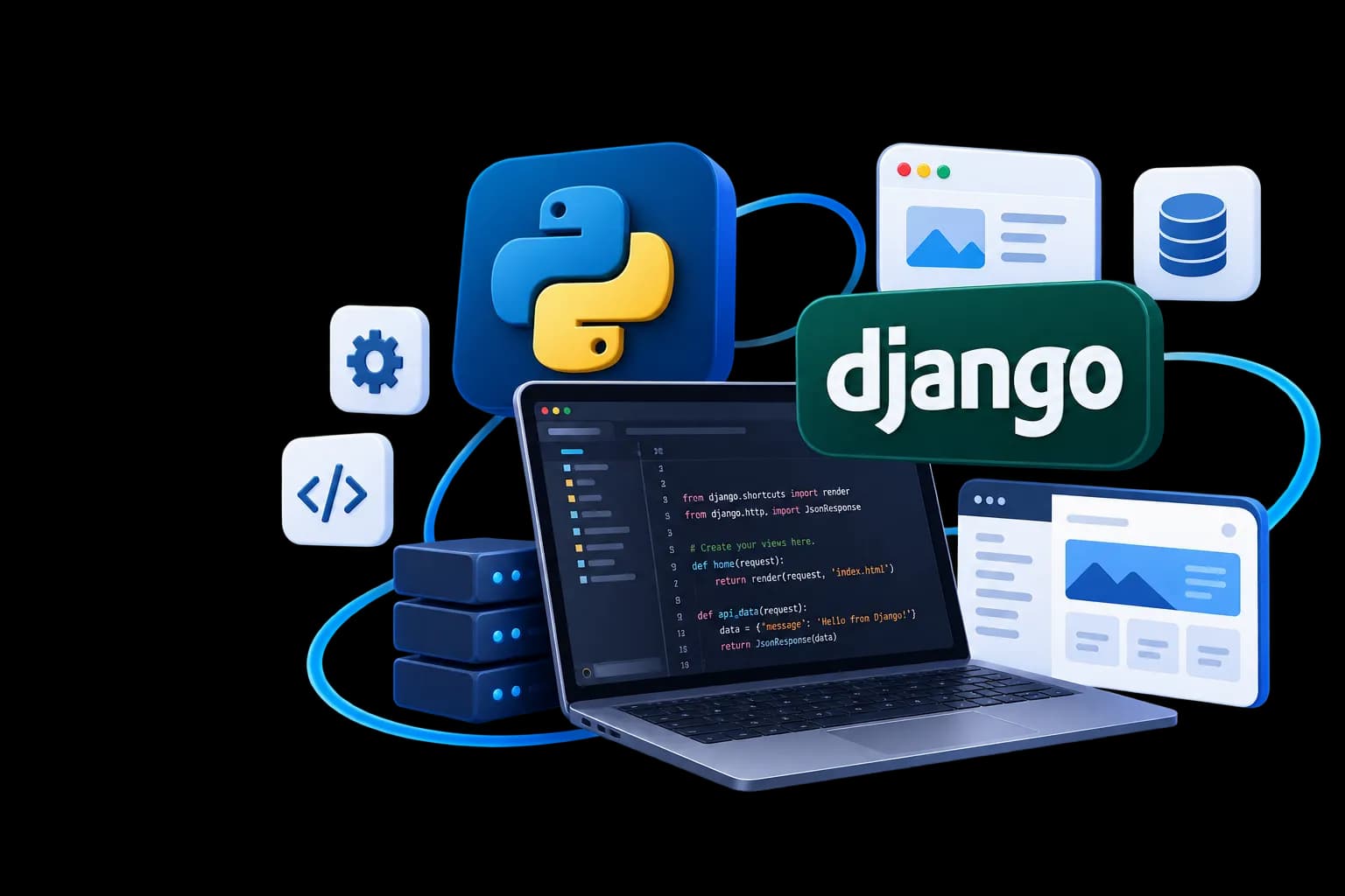 Python & Django Development Services in Ahmedabad - Vibhas Tech