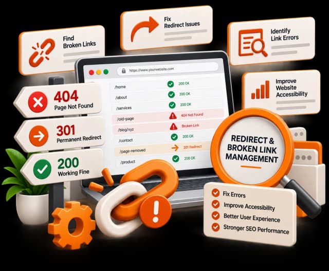 Redirect & Broken Link Management