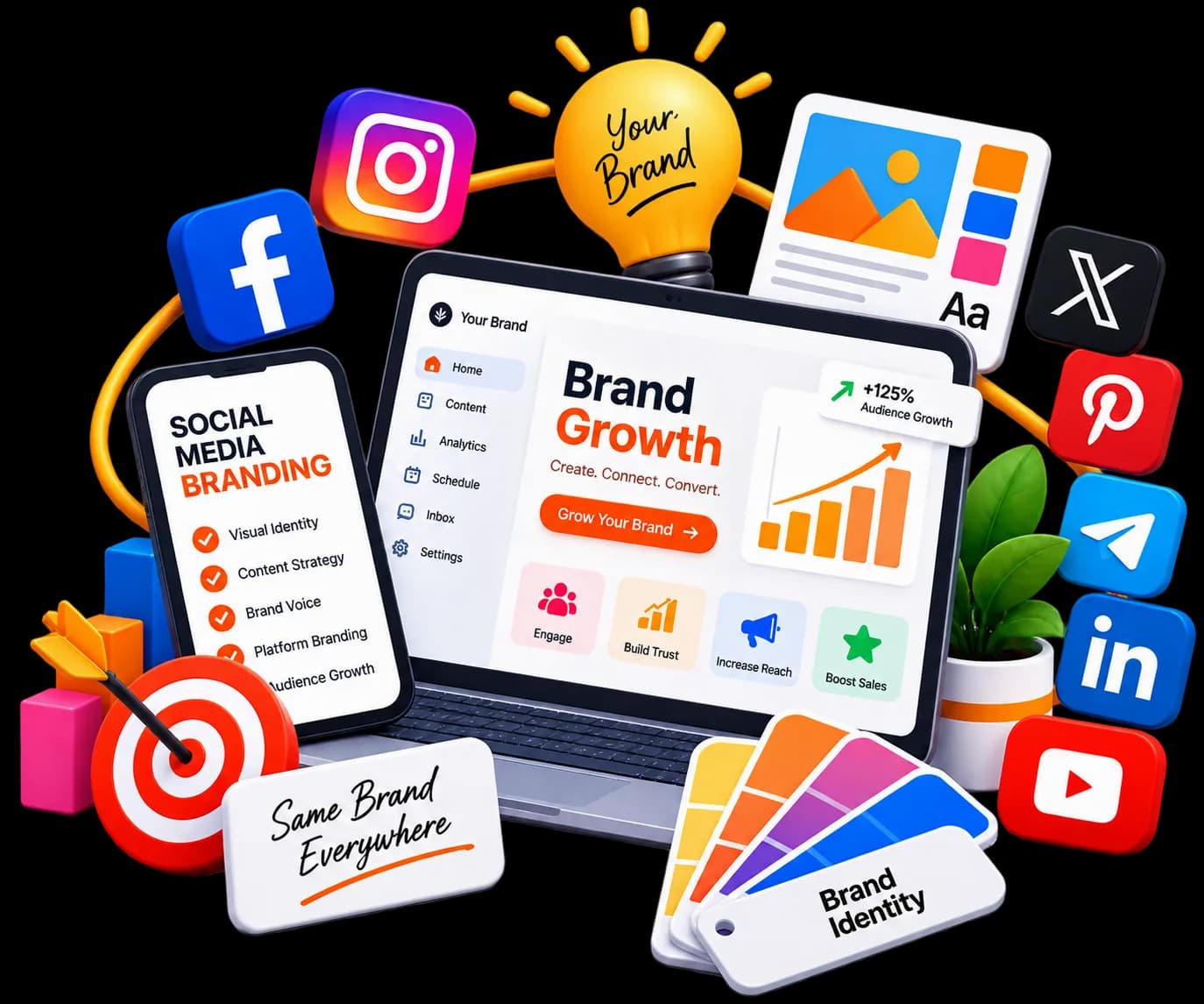 Social Media Branding Services - Vibhas Tech